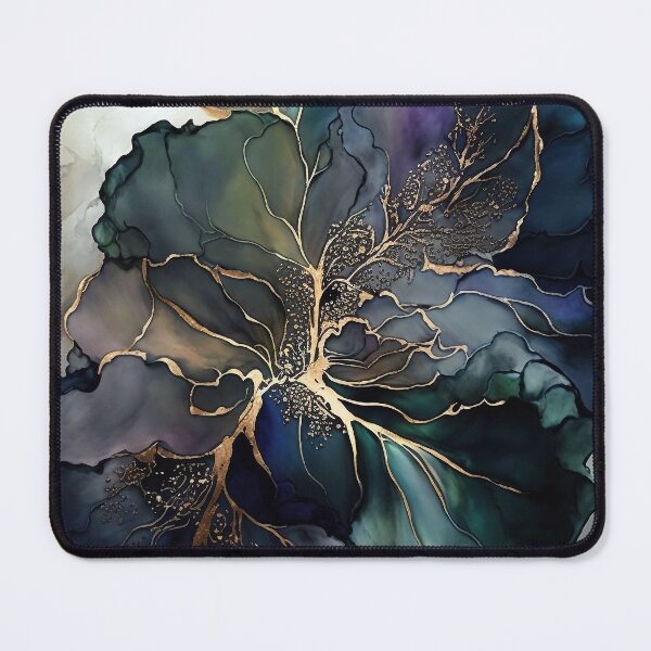 Item preview, Hydrangea Haze - Abstract Alcohol Ink Resin Art designed and sold by inkvestor.