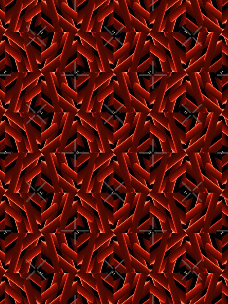 Thumbnail 4 of 4, Samsung Galaxy Phone Case, Red fire pattern designed and sold by Work of art Shop.