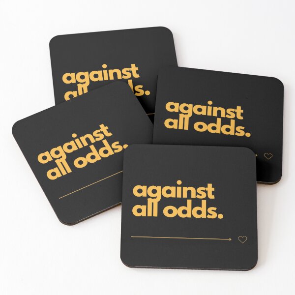 Item preview, against all odds. Motivational quote | wall art | shirt | Minimalist | gift | mindfulness | joy | life | Clever sayings designed and sold by JoWillem.