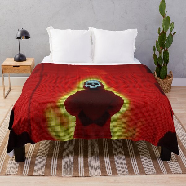 Item preview, Flaming Glowing Skull 8-bit Pixel Art designed and sold by PixelDripped.