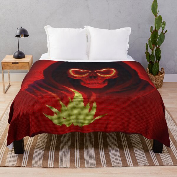 Item preview, Flaming Glowing Skull 8-bit Pixel Art designed and sold by PixelDripped.