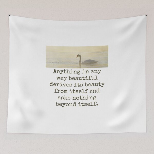 Item preview, Anything In Any Way Beautiful - Beauty Quote  designed and sold by CrankyOldDude.