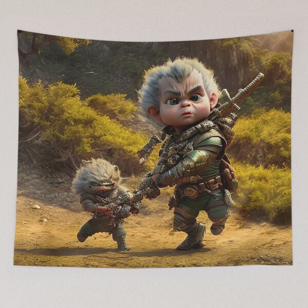 Item preview, The two little creatures - Digital Art - Cute designed and sold by Excelsior--.