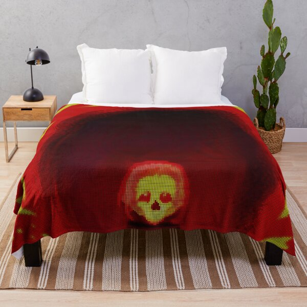 Item preview, Flaming Glowing Skull 8-bit Pixel Art designed and sold by PixelDripped.