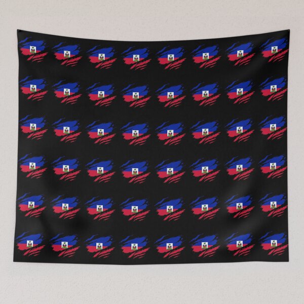 Item preview, Haiti flag torn style designed and sold by West indian touch.