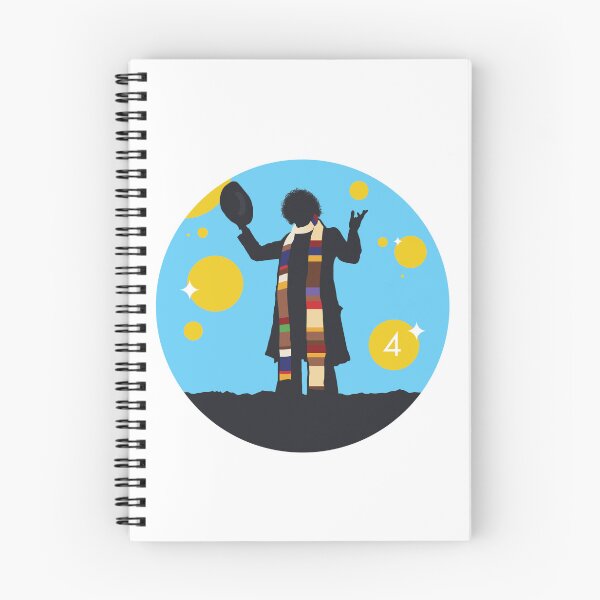 Item preview, Silhouette Fourth Doctor Tom Baker designed and sold by Blue Box Artworks.