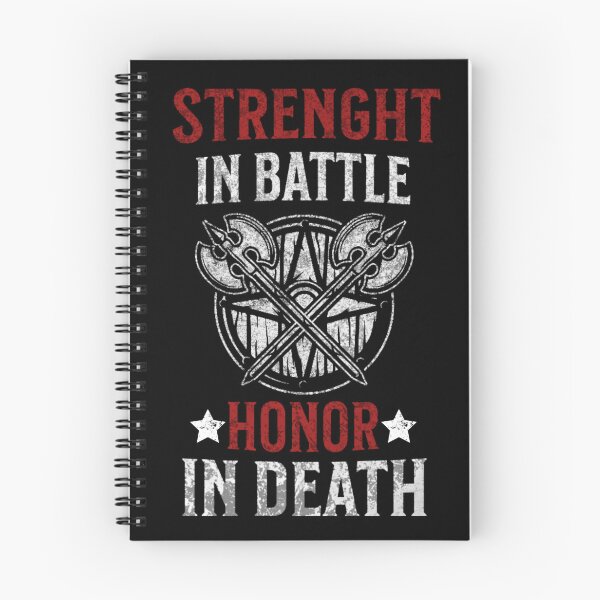 Item preview, Strength in Battle Honor in Death designed and sold by NordicQuotes.