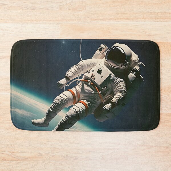 Item preview, Astronaut floating in space in front of earth - Timeless designed and sold by Manuel  Campbellai.