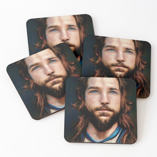 Item preview, Jesus Christ Portrait Watercolour Painting Modern designed and sold by William A. McCarthy.