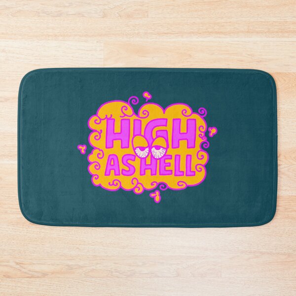 Item preview, High as hell t-shirt design   designed and sold by teedesigndaily.