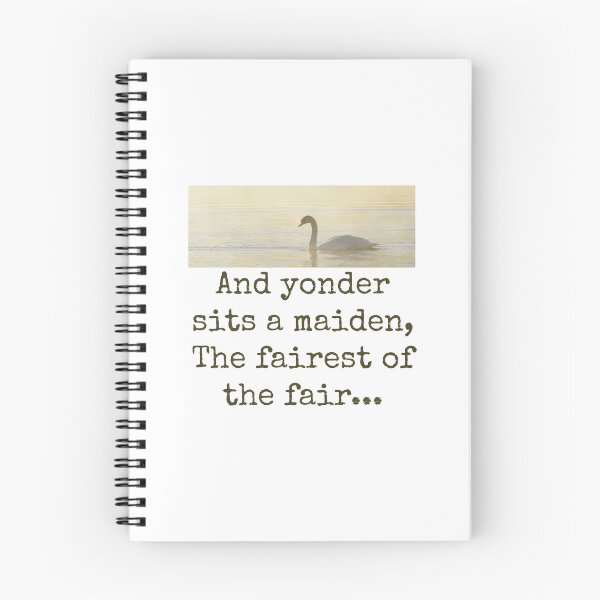 Item preview, And Yonder Sits A Maiden - Beauty Quote  designed and sold by CrankyOldDude.