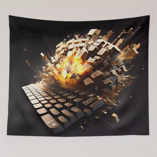 Artikelvorschau, Mechanical Keyboard Exploding entworfen und verkauft von Esoteric Designs.