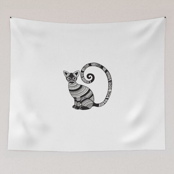 Item preview, Minimalist Geometric Cat: Contemporary Design designed and sold by esw22.