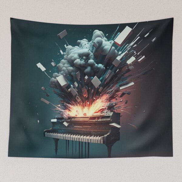 Item preview, Abstract Piano Boom designed and sold by Esoteric Designs.