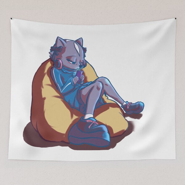 Item preview, Shikabane (Blue) designed and sold by BigJapaGraphics.