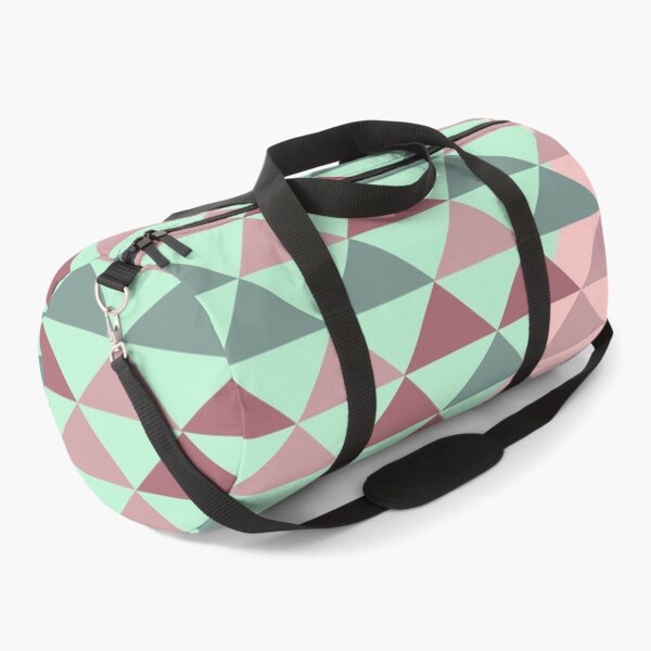 Item preview, Geometric pattern background mint and pink designed and sold by Apkdesigner.
