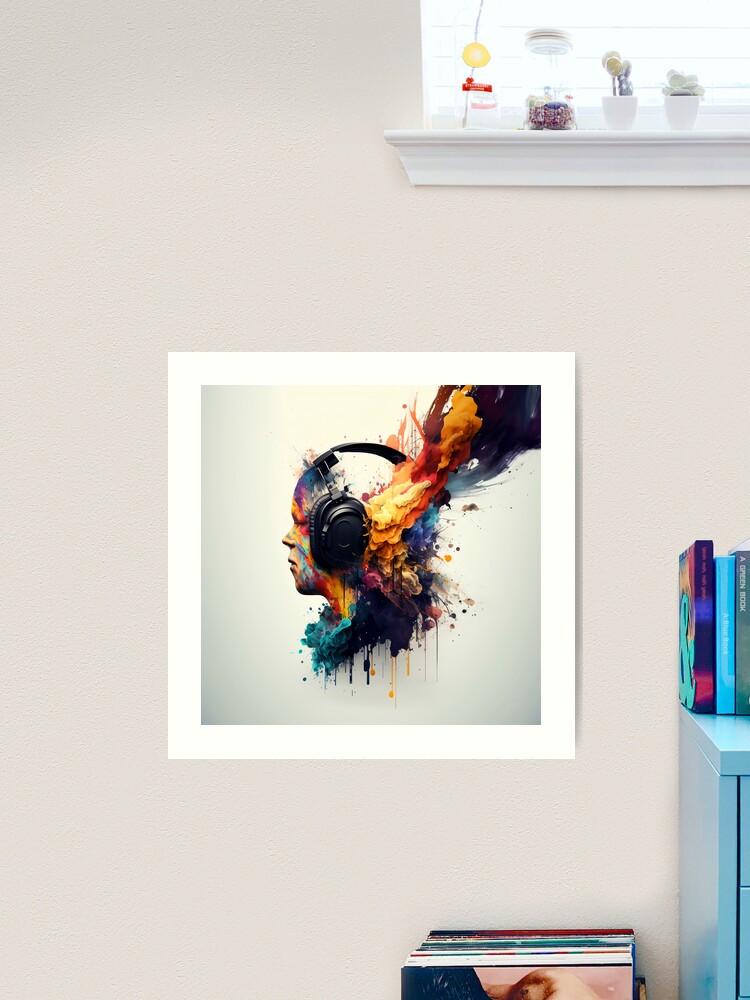 Abstract Music Headphones