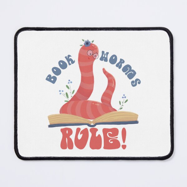 Item preview, Bookworms rule - cute worm reading a book designed and sold by shmodev.