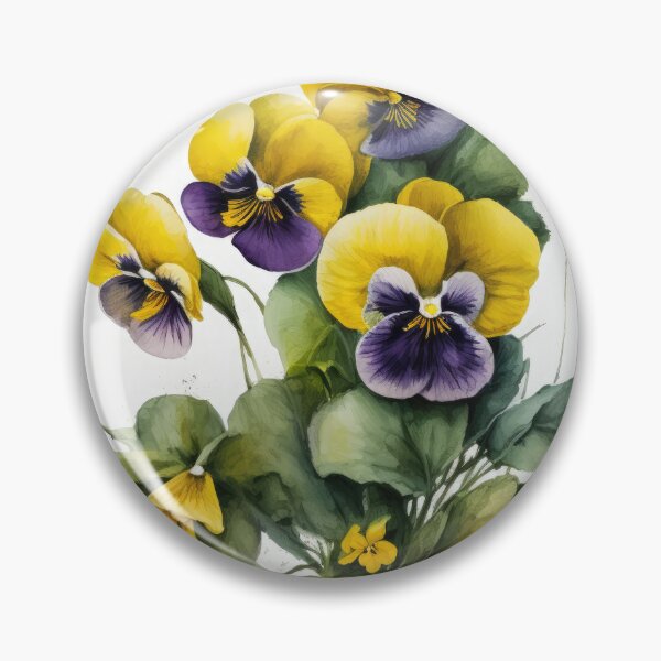 Item preview, Yellow Violas  designed and sold by Vanover Designs.