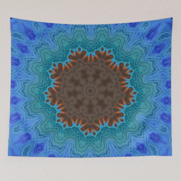 Item preview,  *LUMINOUS CONCERTO FOR A NINE-POINTED STAR, IN OCEAN MOON - BAHA'I SIGN - UNITY IN DIVERSITY - BAHA'I WORLD PEACE - UNIVERSAL LOVE - WORLD CITIZEN* designed and sold by Ralek.