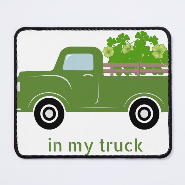 Item preview, Lucky car, St. Patricks day, Luck in my truck, Clover, Lucky designed and sold by BloomingByL.