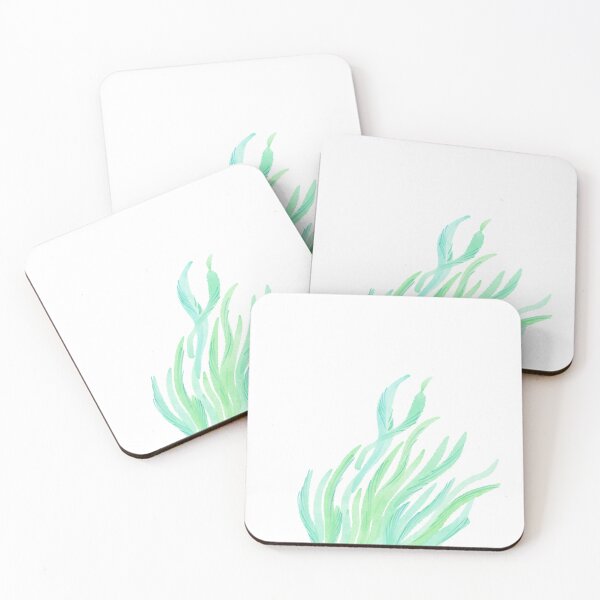 Item preview, Handdrawn Green Ocean Seaweed designed and sold by megasunnie.
