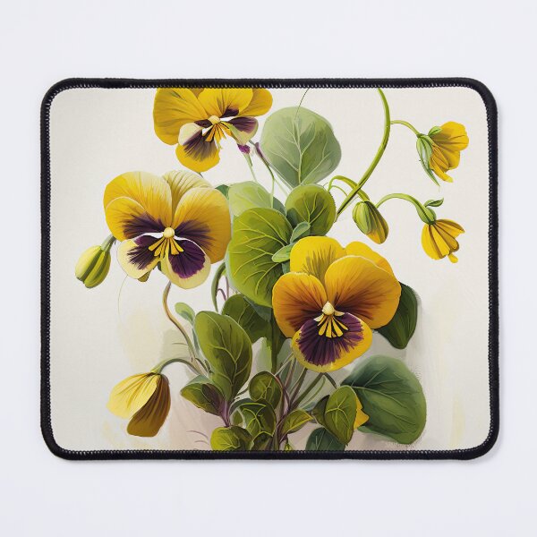 Item preview, Yellow Violas  designed and sold by Vanover Designs.