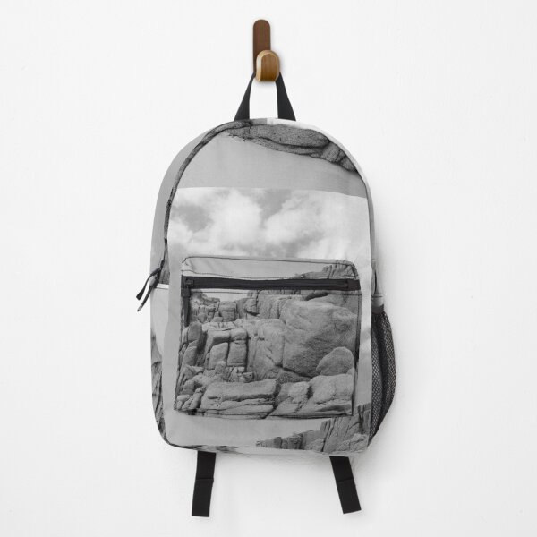 Item preview, Weather beaten rock Carrickfinn beach black and white designed and sold by eddiebarronshop.