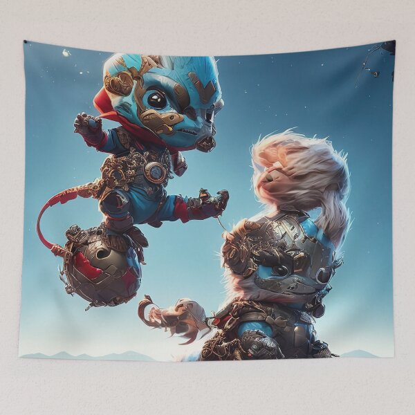 Item preview, Two adorable creature - digital art designed and sold by Excelsior--.