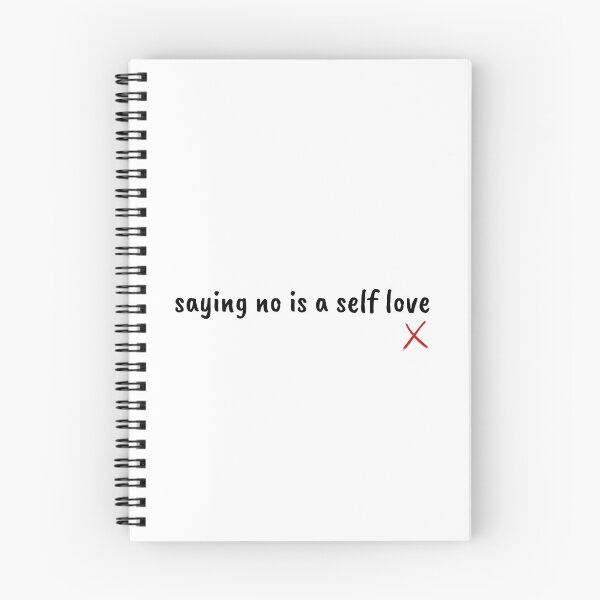 Item preview, saying no is a self-love designed and sold by Therapy by Sen.