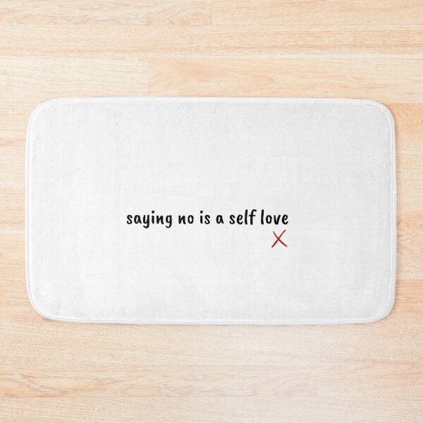 Item preview, saying no is a self-love designed and sold by Therapy by Sen.