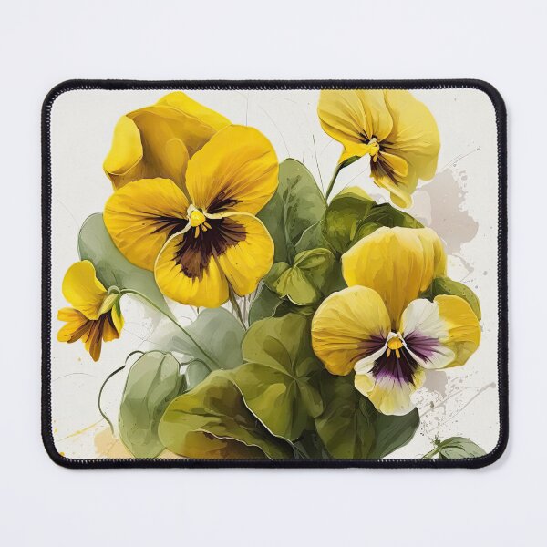 Item preview, Yellow Violas  designed and sold by Vanover Designs.