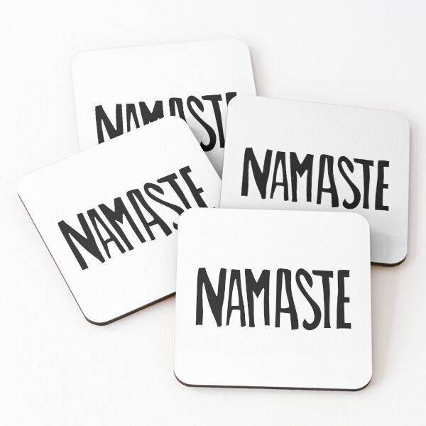 Item preview, Namaste Black Hand Lettering designed and sold by wordznart.