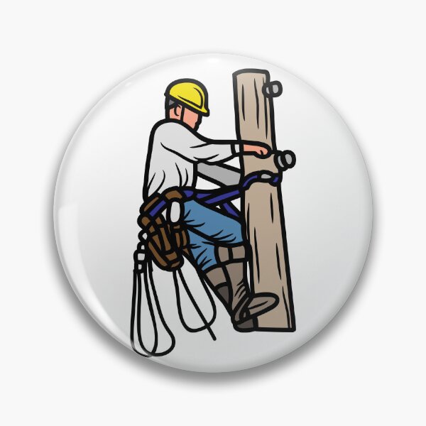 Item preview, Electrical Lineman | Electrician at Work| Electrical Professional Art designed and sold by EngineersArt.