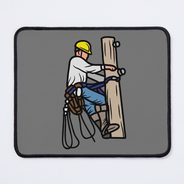 Item preview, Electrical Lineman | Electrician at Work| Electrical Professional Art designed and sold by EngineersArt.