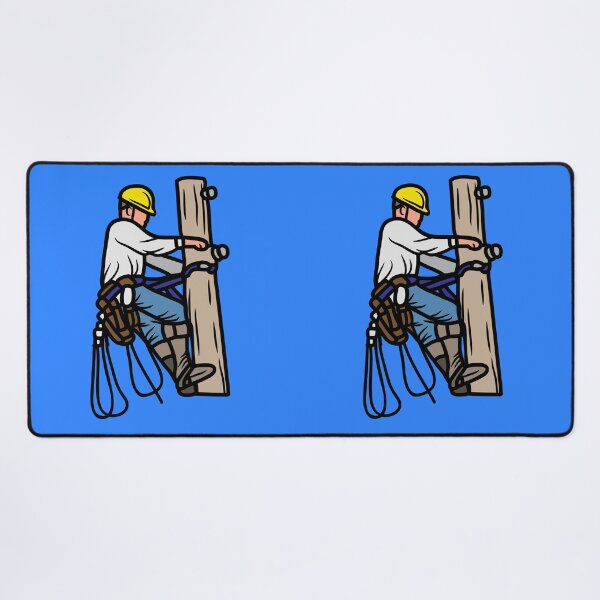 Item preview, Electrical Lineman | Electrician at Work| Electrical Professional Art designed and sold by EngineersArt.