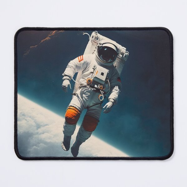 Item preview, Astronaut floating in space in front of earth - Timeless designed and sold by Manuel Campbellai.