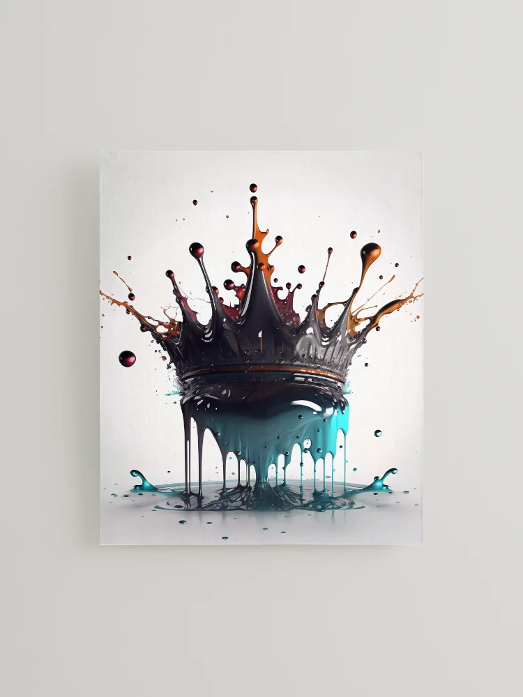 Crown Resin outlet Abstract Painting