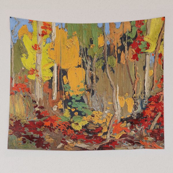 Item preview, Tom Thomson Sketch for Autumns Garland designed and sold by TheRedVineyard.
