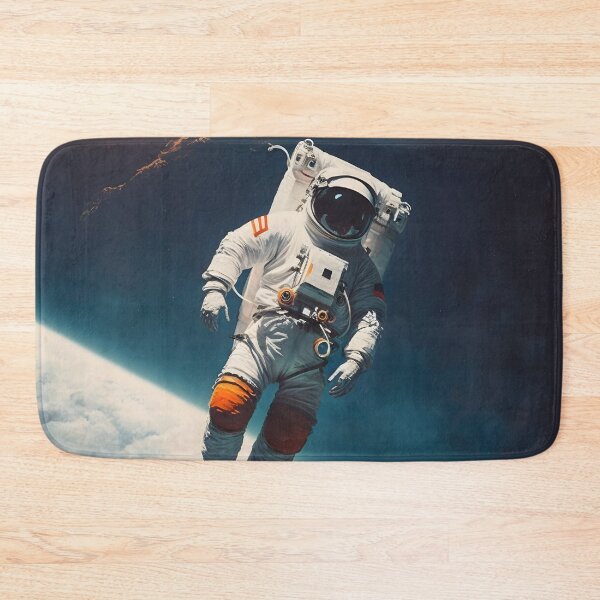 Item preview, Astronaut floating in space in front of earth - Timeless designed and sold by Manuel  Campbellai.