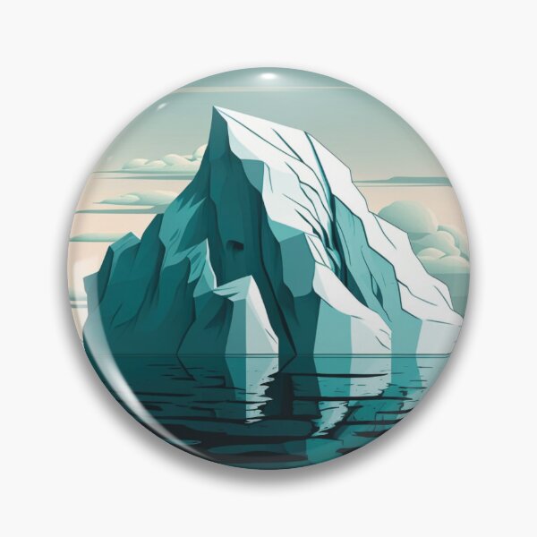 Item preview, Minimal illustration of an iceberg designed and sold by Art-Faux.