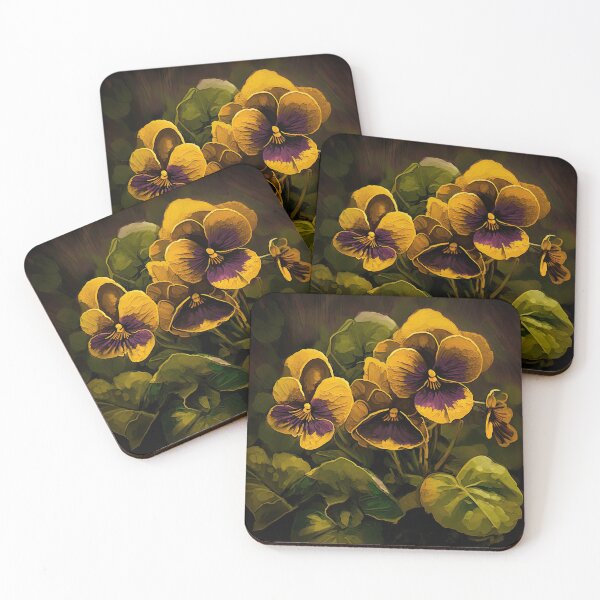 Item preview, Yellow Violas  designed and sold by Vanover Designs.