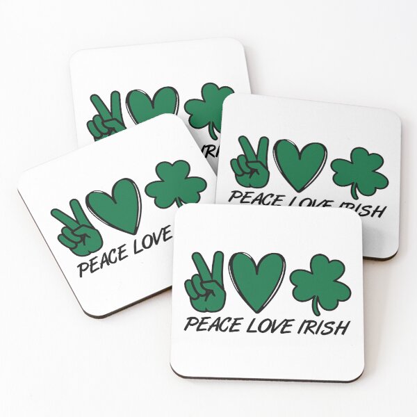 Item preview, Peace Love Irish St Patricks Day designed and sold by DanDesignn.