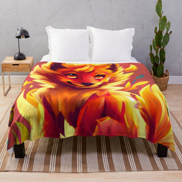 Item preview, Cute fire wolf puppy, cartoon drawing, Ai Generated Art designed and sold by ACC .