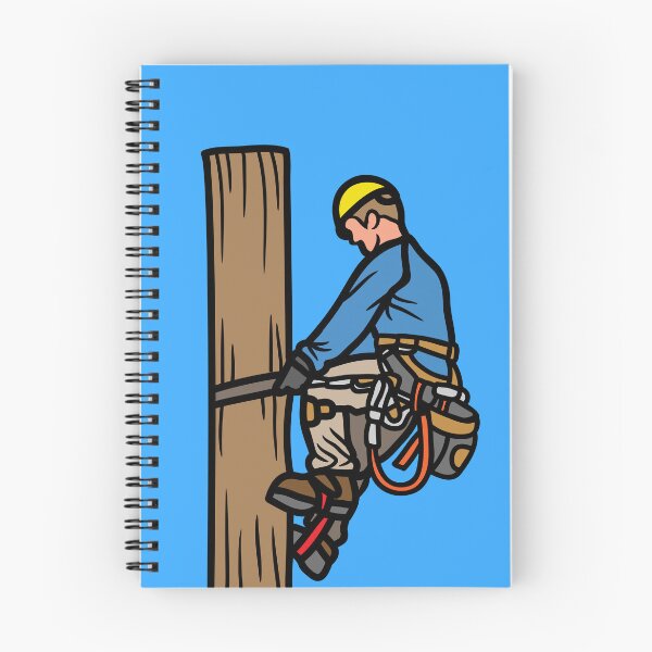 Item preview, Lineman on Pole | Electrician at Work| Electrical Engineering Art designed and sold by EngineersArt.