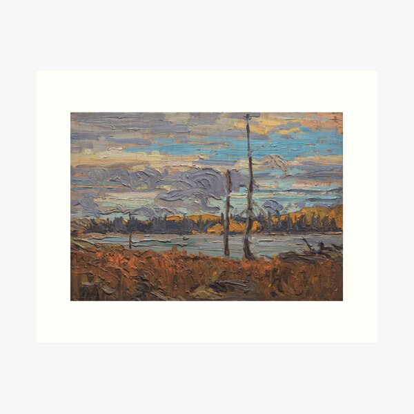 Aperçu de l'œuvre Tom Thomson Smoke Lake automne 1914 créée et vendue par TheRedVineyard.