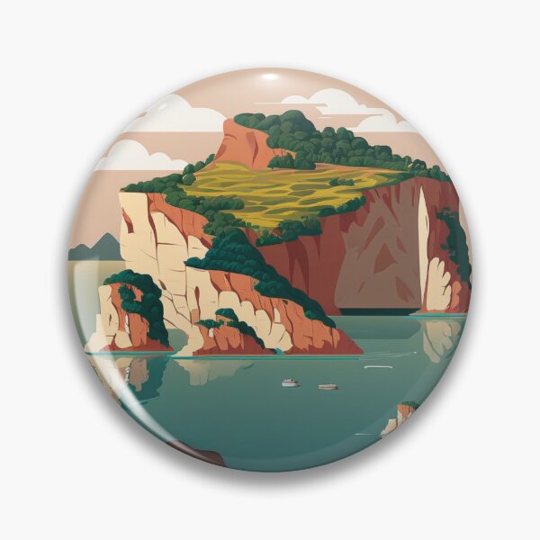 Item preview, Isolated Cliff Island designed and sold by Art-Faux.