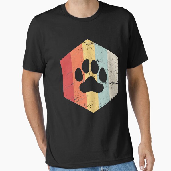 Item preview, Retro Vintage Furry Paw Print designed and sold by Jam Jar.