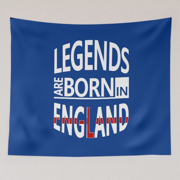 Aperçu de l'œuvre Angleterre anglais légendes sont nés anniversaire créée et vendue par smily-tees.