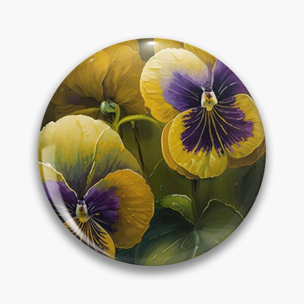 Item preview, Yellow Violas  designed and sold by Vanover Designs.